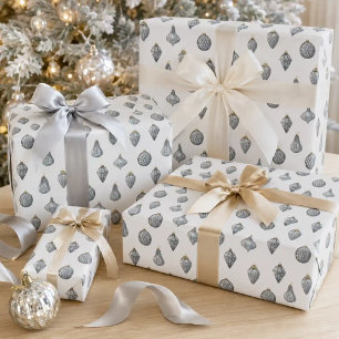 Vintage-Quecksilberglas-Weihnachtsbaumschmuck Geschenkpapier