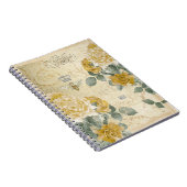 Vintage Queen Bee Gold Rose Notizblock (Rechte Seite)