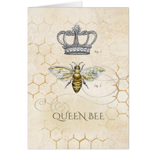 Vintage Queen Bee Royal Crown (Vorne)