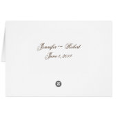 Vintage Quetzal-Vogel-elegante Tischnummerkarte (Rückseite Horizontal)