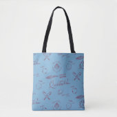 Vintage QUIDDITCH™ Sketch Pattern Tasche (Vorderseite)