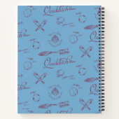 Vintage QUIDDITCH™-Skizzenmuster Notizblock (Rückseite)