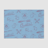 Vintage QUIDDITCH™ Skizzenmuster Seidenpapier (Vorderseite)