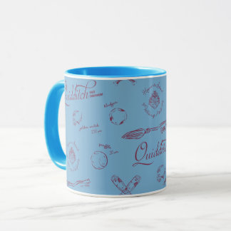 Vintage QUIDDITCH™ Skizzenmuster Tasse