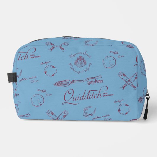 Vintage QUIDDITCH™-Skizzenmuster Waschbeutel (Vorderseite)