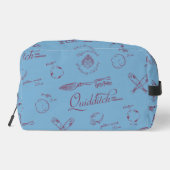 Vintage QUIDDITCH™-Skizzenmuster Waschbeutel (Rückseite)