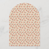 Vintage Quilt Baby Shower Einladung (Rückseite)