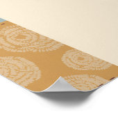 Vintage Quilt Baby Shower Poster (Ecke)