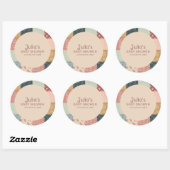 Vintage Quilt Baby Shower Sticker (Blatt)