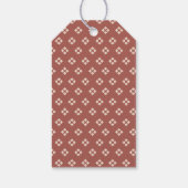 Vintage-Quilt-Geschenkanhänger Geschenkanhänger (Rückseite)