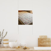Vintage Quilt-Grafik Poster (Küche)