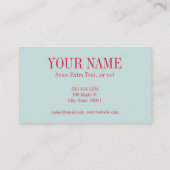 Vintage Quilter Quilter Quilting Business Cards Visitenkarte (Rückseite)
