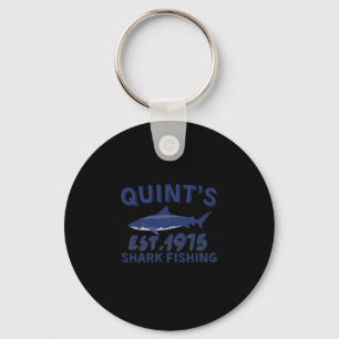 Vintage Quint's Haifischangeln 1975 Retro für Männ Schlüsselanhänger