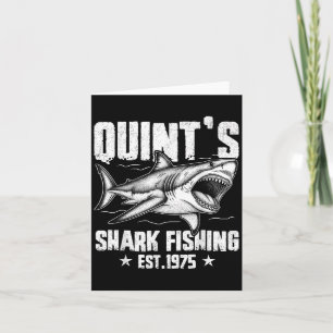 Vintage Quints Haifischfang 1975 Retro Fishing Da Karte