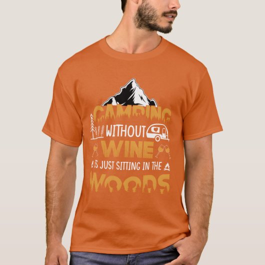 Vintage Quote Camping Adventure vintage T-Shirt (Vorderseite)