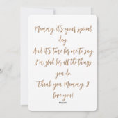 Vintage Rabbit Grußkarte Feiertagskarte (Rückseite)