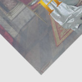 Vintage rabbit top hat Happy Easter Seidenpapier (Detail)