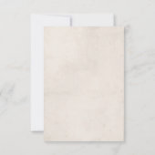 Vintage Rabbit Virtual Baby Dusche Einladung Twin (Rückseite)