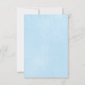 Vintage Rabbit Virtual Baby Dusche Einladung Twin (Rückseite)