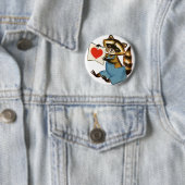 Vintage Raccoon-Liebe Button (Beispiel)