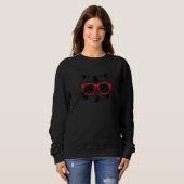 Vintage Raccoon Wearing Red Sunglasses Sweatshirt (Vorne ganz)