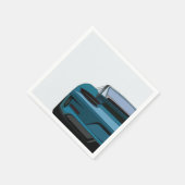 Vintage Race Car Birthday Party Serviette (Ecke)