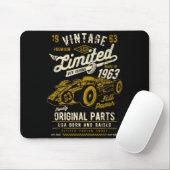 Vintage Race Car Design Mousepad (Mit Mouse)