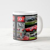 Vintage Racers Jumbo-Tasse (Vorderseite Rechts)