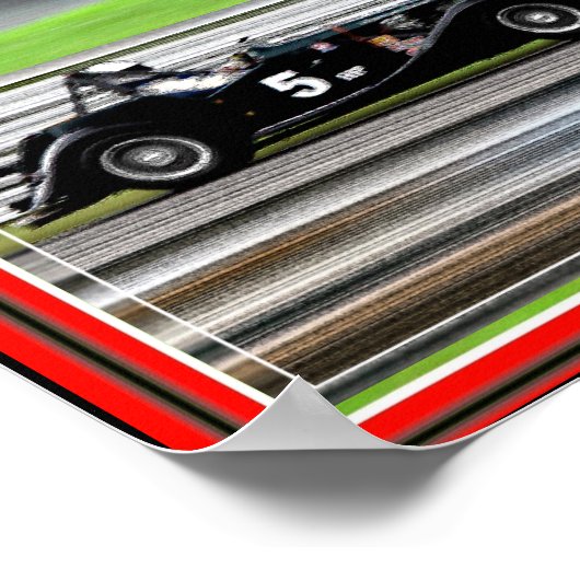Vintage Racers Poster (Ecke)