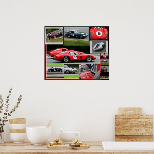 Vintage Racers Poster (Küche)