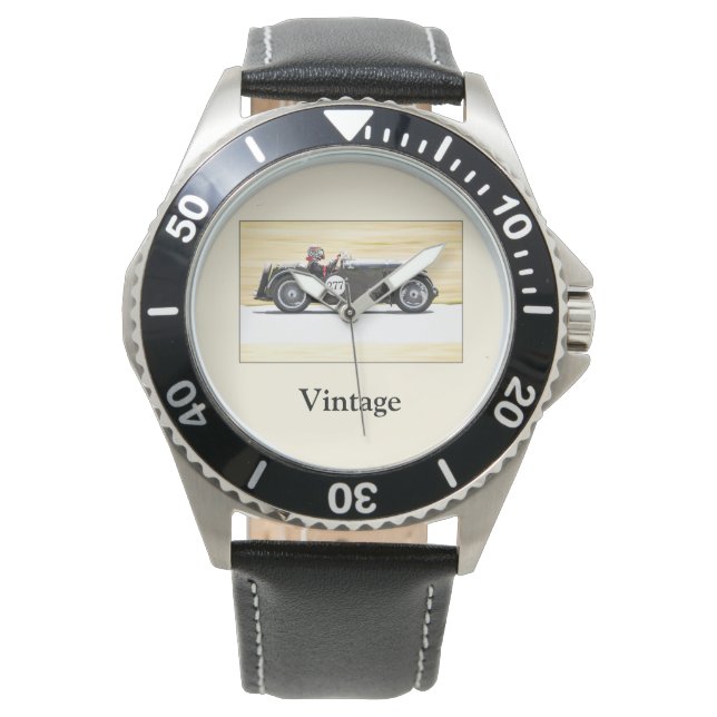 Vintage Racing Watch Armbanduhr (Vorderseite)