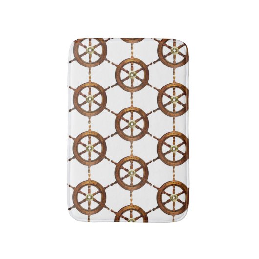 Vintage Rad-Badematte Badematte (Vorderseite Vertikal)