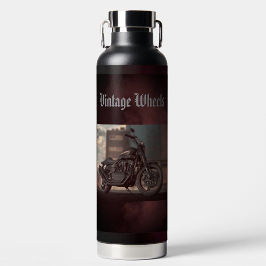 Vintage Räder Wasserflasche Trinkflasche (Vorderseite)