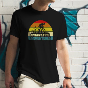 Vintage Radfahrer-Abenteuer Rad fahren T-Shirt