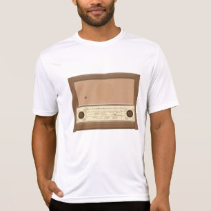Vintage-Radio aus Holz von 1940er Jahren Retro T-Shirt