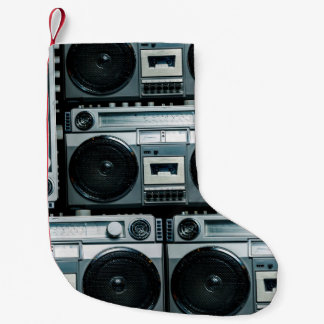 Vintage-Radio-Boombox Kleiner Weihnachtsstrumpf
