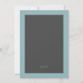 Vintage-Radio-Einladung Einladung (Rückseite)
