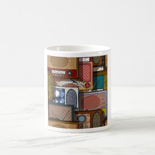 Vintage Radios Kaffeetasse