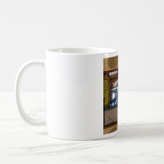 Vintage Radios Kaffeetasse (Links)