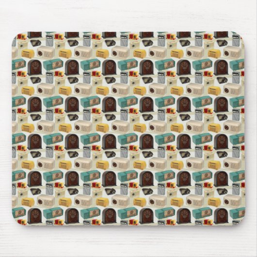 Vintage Radios Mousepad (Vorne)