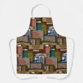 Vintage Radios Schürze (Vorderseite)