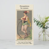 Vintage Radkarte (Stehend Vorderseite)