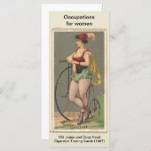 Vintage Radkarte (Vorne/Hinten)