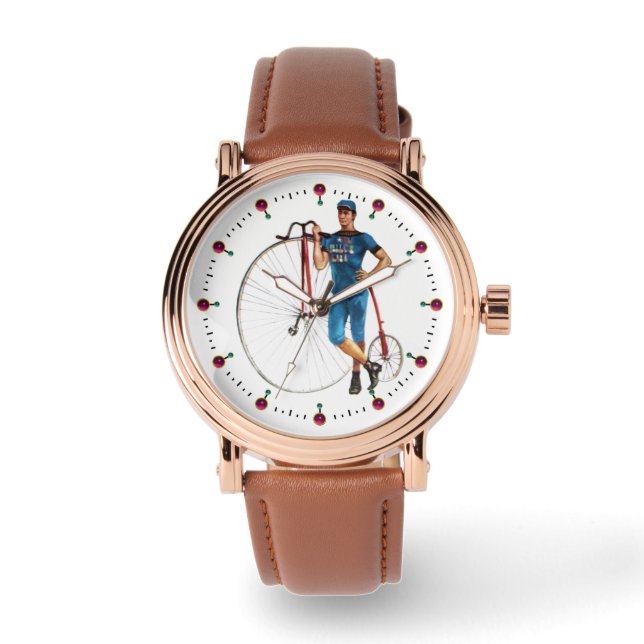 Vintage Radmeisterschaft Armbanduhr (Vorderseite)