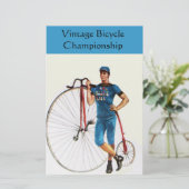 Vintage Radmeisterschaft Briefpapier (Stehend Vorderseite)