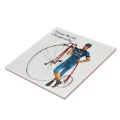 Vintage Radmeisterschaft Fliese (Seite)