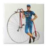 Vintage Radmeisterschaft Fliese (Vorderseite)