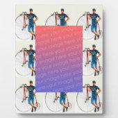 Vintage Radmeisterschaft Fotoplatte (Vorderseite)