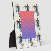 Vintage Radmeisterschaft Fotoplatte (Seite)