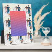 Vintage Radmeisterschaft Fotoplatte (Seite)